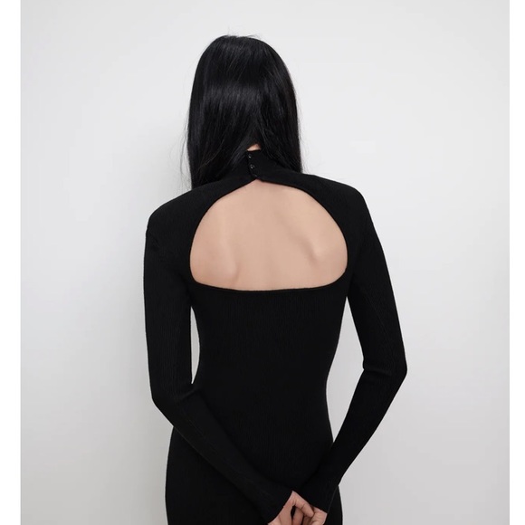 Zara | Dresses | Zara Shoulder Pad Knit 